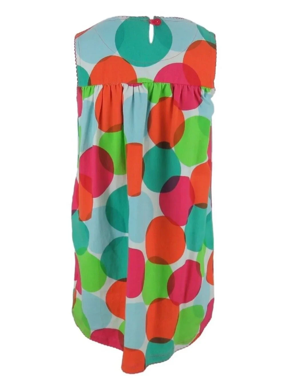 CR Kids Dress Toddler Size 4 Multi Colored Pullover Polka Dot Sleeveless